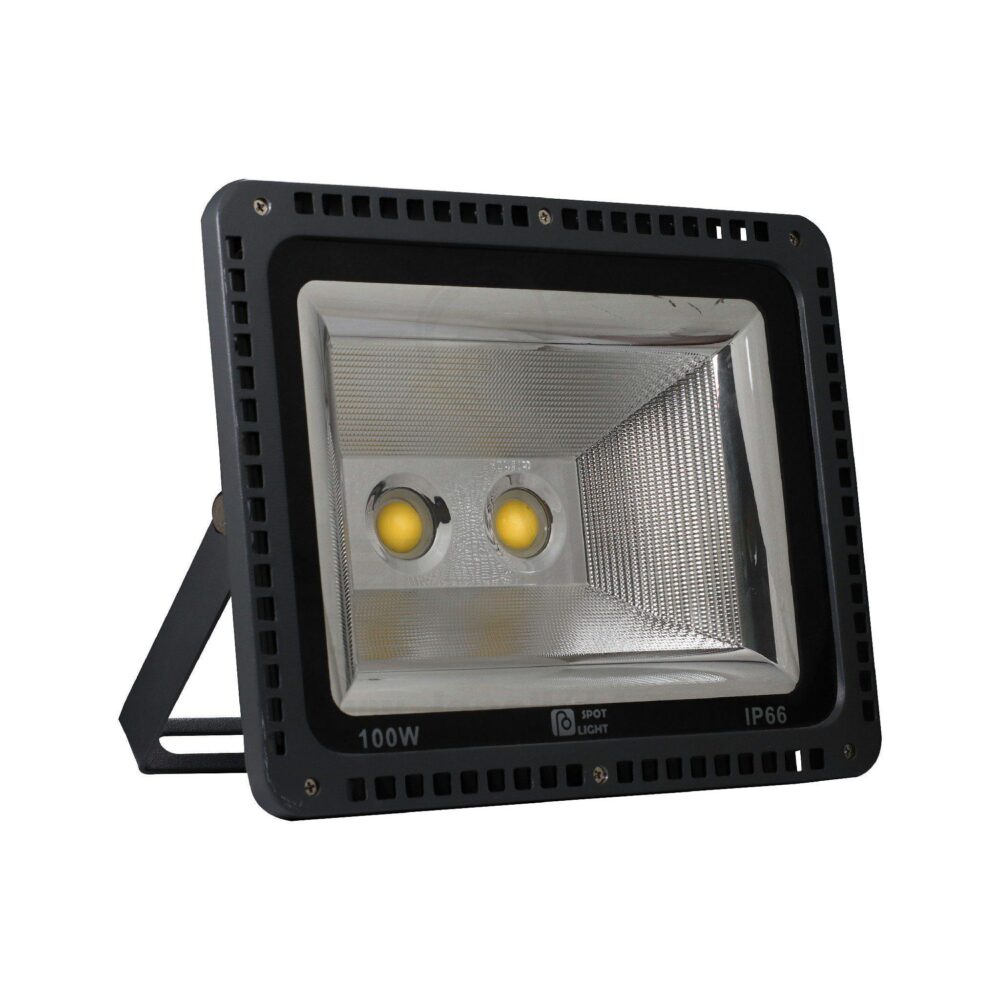 كشاف فلود لايت ليد خارج 100 وات COB وورم سبوت لايت Spotlight Outside Warm 100 Watt Flood light